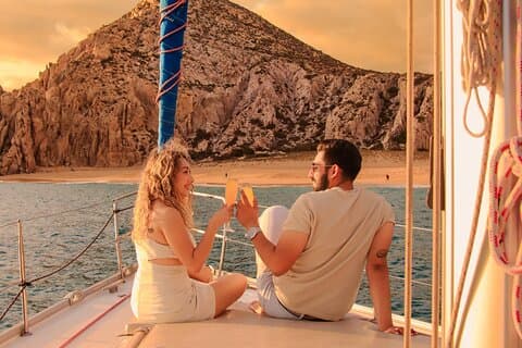 Los Cabos Lyxigt solnedgångssegel med lätta aptitretare och öppen bar