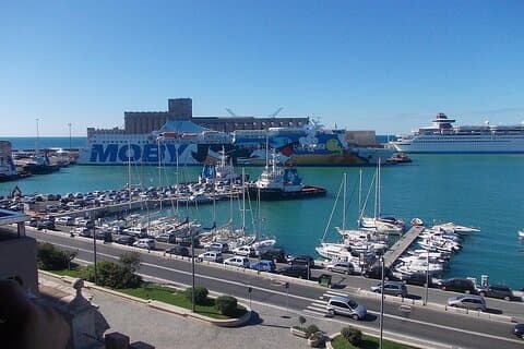 Delt transfer fra Civitavecchia havn til Rom