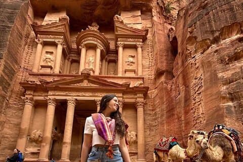 Visita guiada privada de 2 días a Petra Wadi Rum Aqaba y el Mar Muerto
