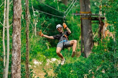 Adrenalin-Abenteuer, Zip Line, ATV und Cenote Maya
