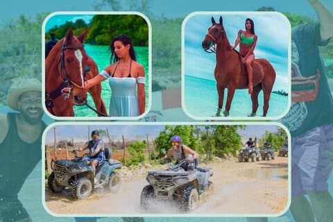 Punta Cana Tour i Atv + Horseback Riding Pick up Hotel