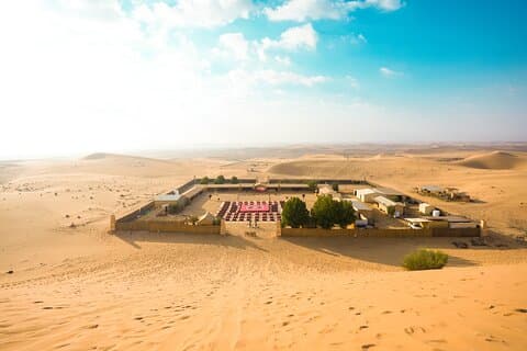 Halvdags ørkensafari fra Abu Dhabi