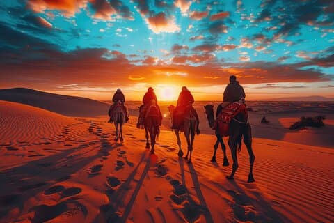 Tour de lujo de 3 días desde Marrakech a Fez sobre el desierto del Sahara