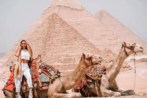 Giza Pyramids,Quad Bike ,Camel Ride ,Shopping Tour & Nile Cruise