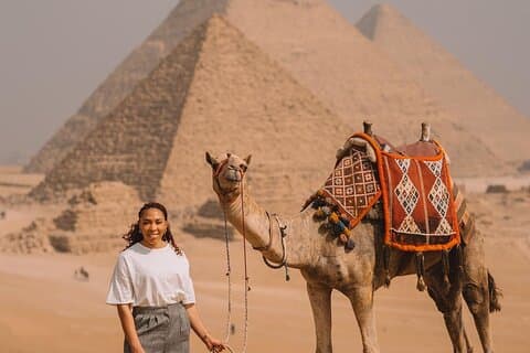 Cairo Layover Giza pyramider tur og sfinx med kameltur og frokost