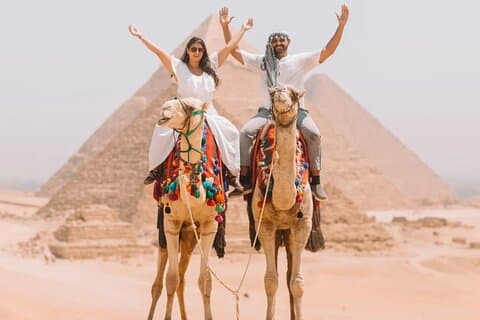 Pirámides VIP de Giza, Esfinge, Paseo en camello y dentro de la Gran Pirámide Khufu