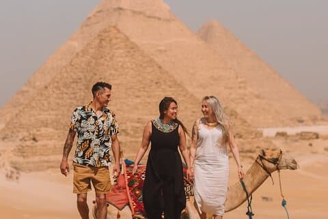 Giza Pyramids ,Egyptian Museum Camel Ride and Lunch With Private Tour