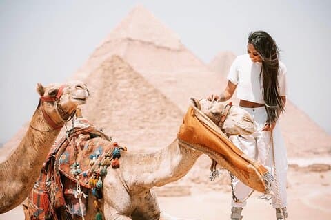 Private ViP all-inclusive Giza pyramider, Sphinx, innsiden av pyramiden