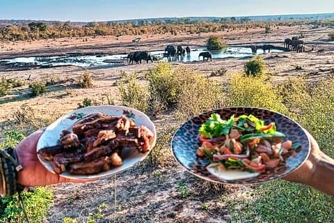 3 Stunden Braai/BBQ Safari Pirschfahrt im Nationalpark *D-F-ES