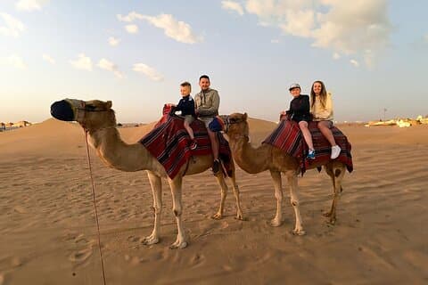 Ochtend Rode Duin Safari met Camel Trekking en zand boarding