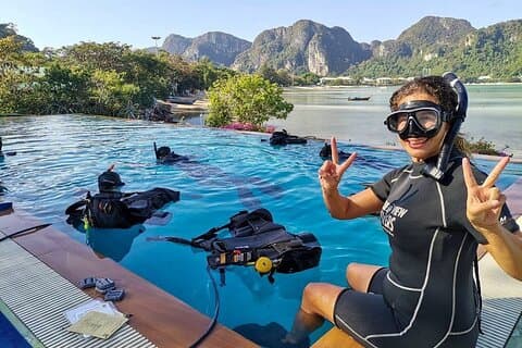 De Phi Phi: Cours PADI Open Water *eLearning (2+ jours)