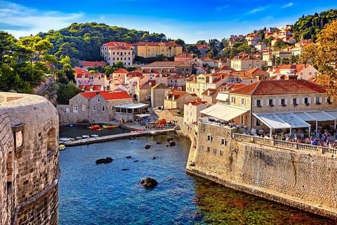 Ohne Anstehen Mauern von Dubrovnik Lovrijenac Festungstour