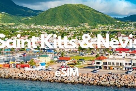 Saint Kitts og Nevis Data eSIM fra 0,5 GB dagligt til 20 GB 30 dage