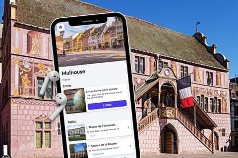 Tour de audio en inglés autoguiado Mulhouse en tu teléfono