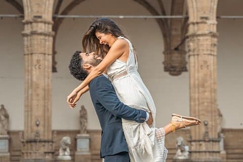 Privates Fotoshooting in der Stadt Florenz