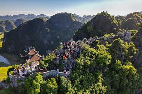 Ninh Binh Full Day Tour from Hanoi includes Boat and Bike