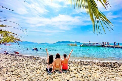Mini praia de Nha Trang e 3 ilhas