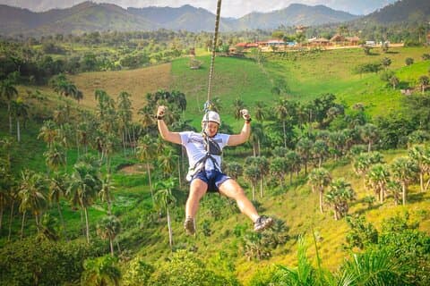Punta Cana Zipline Buggies Paardrijden en hotel pick-up
