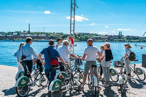Tour privato in bicicletta dei tesori urbani di Stoccolma