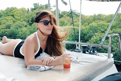 Seilkatamaranfest til Isla Mujeres fra Cancun