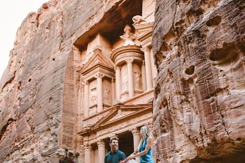 Fuld dag Petra og Wadi Rum Private guidet tur
