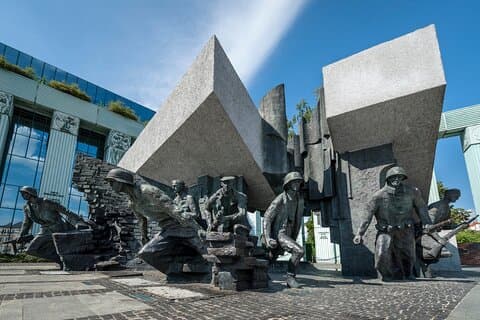 WWII Old Town Walking & Warsaw Uprising Museum Private Tour