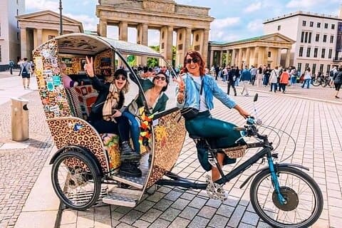 Rickshaw Tours Berlin - Groupes jusqu'à 16 personnes avec plusieurs pousse-pousse