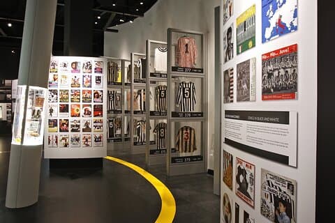 Entrada al Museo de la Juventus de Turín