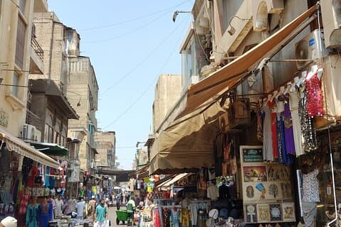 Recorrido de compras por El Cairo