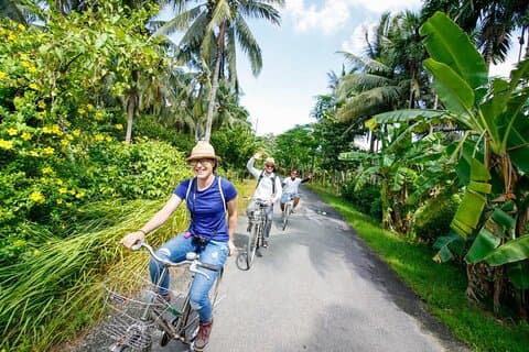 4 días expedición en bicicleta por el Mekong