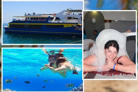 Conquest Semi-Submarine snorkeltrip & Turks bad - Hurghada