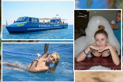 Panorama-Seefahrt im Halb-U-Boot mit türkischem Bad – Hurghada