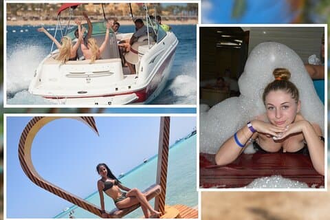 Oppdag Orange Island med hurtigbåt og tyrkisk bad - Hurghada