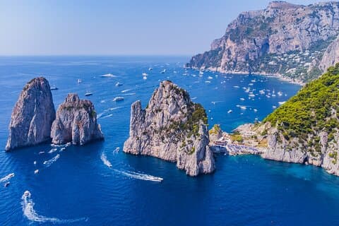 Capri Island dagstur från Rom med buss