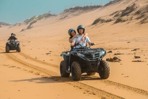 Des sensations fortes en quad avec des vues à couper le souffle