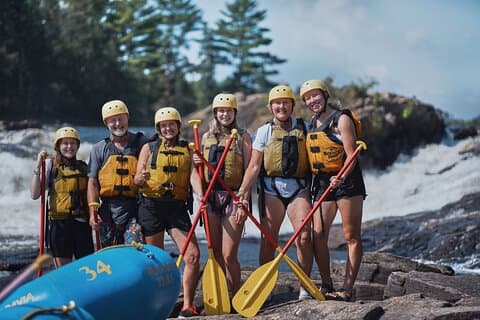 Ottawa River Rafting med lav intensitet