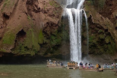 Marrakech Delad Transfer till Ouzoud Falls eller Ourika Valley