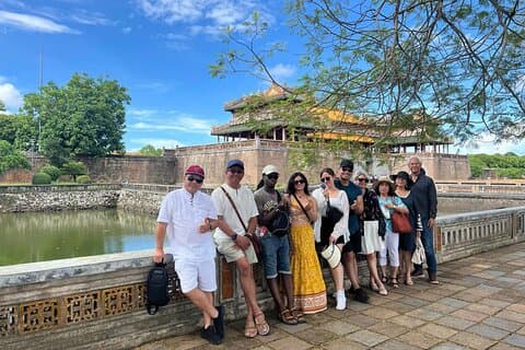 Hue: imperial city then transfer to Hoi An/Da Nang by Private Car