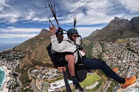 Kaapstad Tandem Paragliding Plein 1 Paragliding