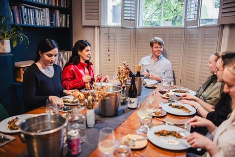 Menu dégustation de 9 plats de saison dans Chef's East London Home