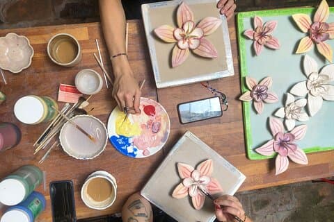 Esperienza serale in ceramica a Barcellona
