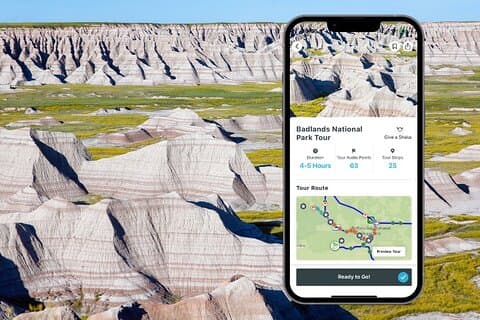 Badlands nasjonalpark selvguidet lydtur