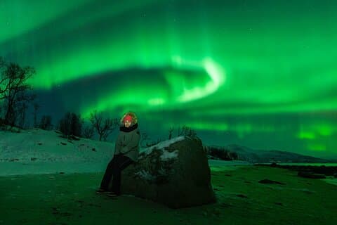 Tromsø Nordlys med Campfire og profesjonelle bilder