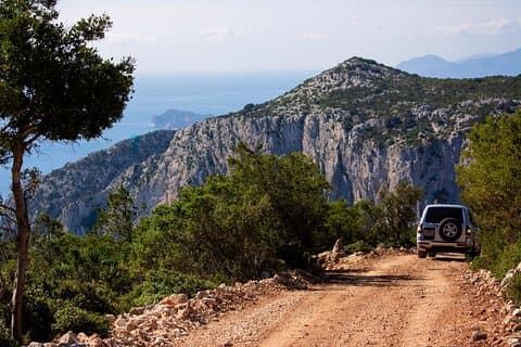 Excursion en jeep sur le plateau de Golgo au départ d'Arbatax