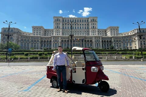 Bukarest Tuk Tuk bytur