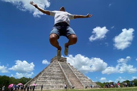 Kleine groepsreis naar Chichen Itza vroege toegang + Cenote + Coba