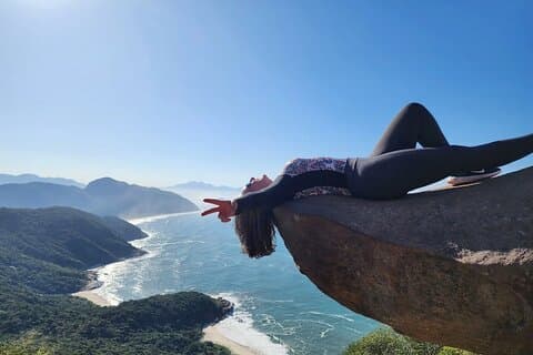 Aventura em Pedra do Telégrafo Vista em Rio