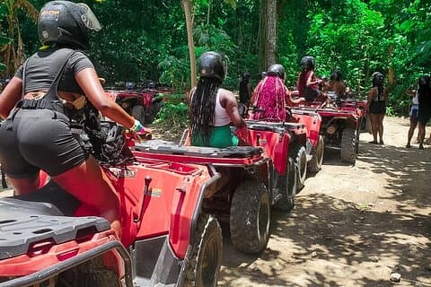 ATV Blue Hole Rafting og Horseback Ride fra Montego Bay 4i1
