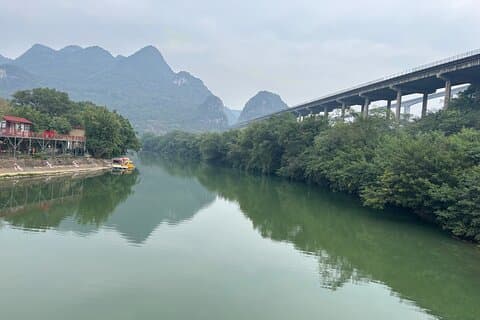 Privat dagstur till Lian River Painting Corridor i Yangshan från Guangzhou