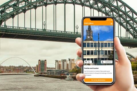 Newcastle upon Tyne Scavenger Hunt and Sights Self-Guided Tour